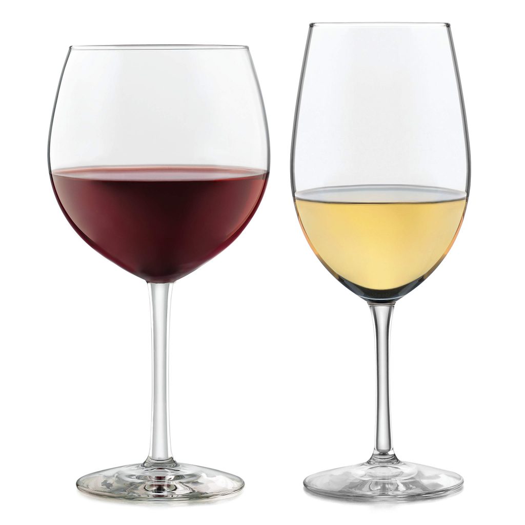 Vineyard red wine glasses