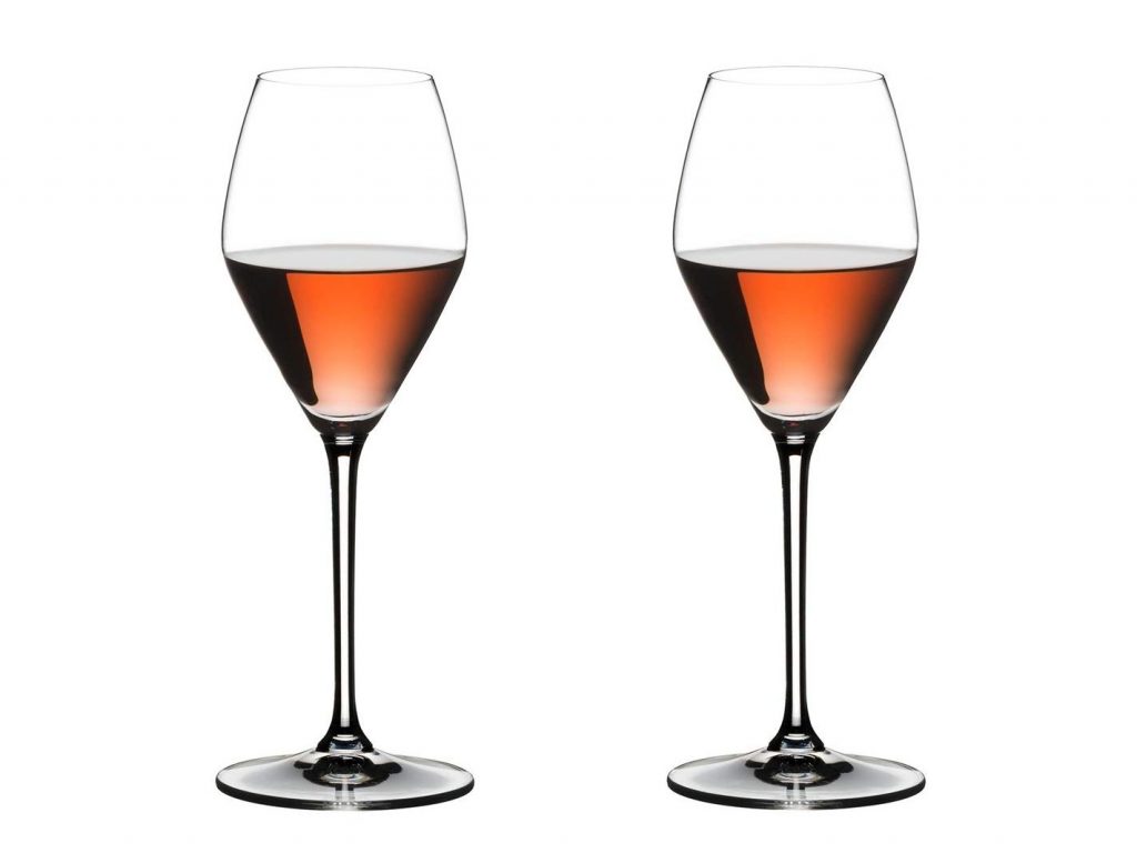 white fancy wine glasses