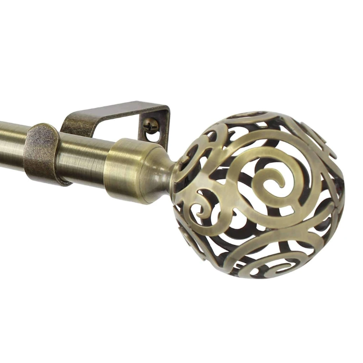 Various styles adjustable length curtain rod sets